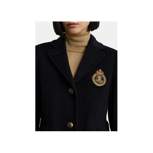 LAUREN RALPH LAUREN Płaszcz wełniany 297958509001 Czarny Regular Fit 34 MODIVO