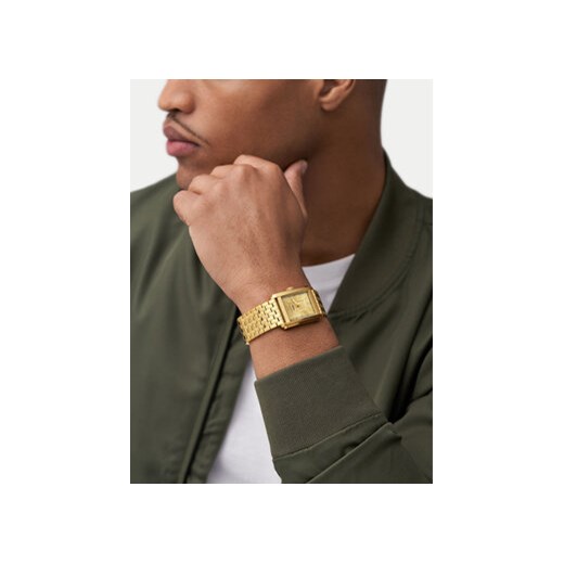 Fossil Zegarek Carraway FS6009 Złoty Fossil uniwersalny MODIVO