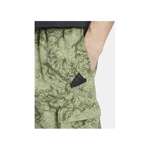 adidas Spodnie cargo City Escape Premium IY1507 Zielony Loose Fit XL MODIVO