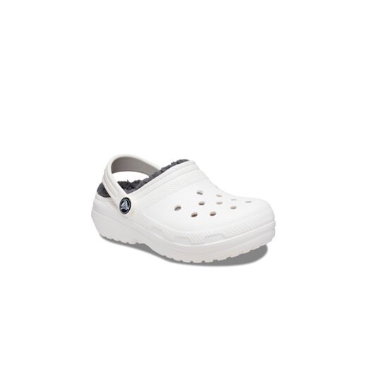 Crocs Klapki Classic Lined Clog Kids 207010 Biały Crocs 29_30 MODIVO