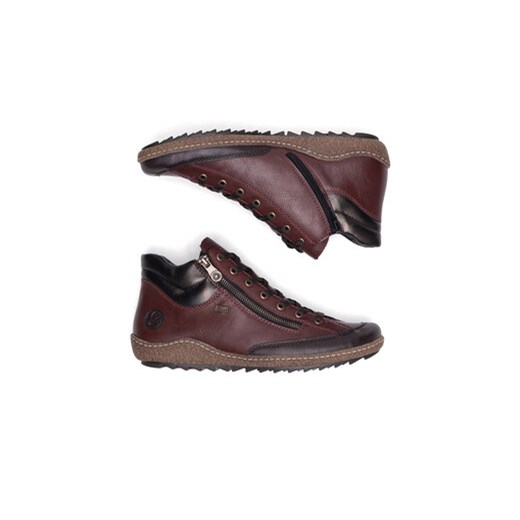 Rieker Botki L7500-35 Bordowy Rieker 39 MODIVO