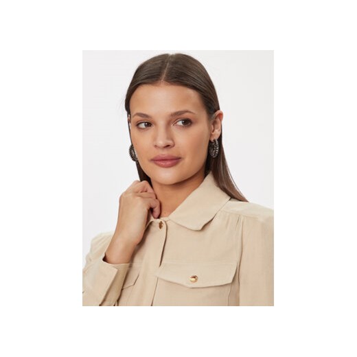 Patrizia Pepe Sukienka koszulowa 8A1251/A372-B182 Beżowy Regular Fit Patrizia Pepe 38 MODIVO