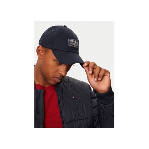 Tommy Hilfiger Czapka z daszkiem AM0AM12890 Granatowy Tommy Hilfiger one size MODIVO
