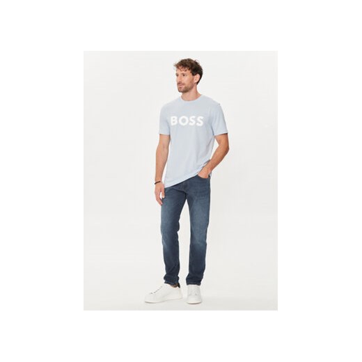 Boss T-Shirt Thinking 1 50481923 Niebieski Regular Fit L MODIVO