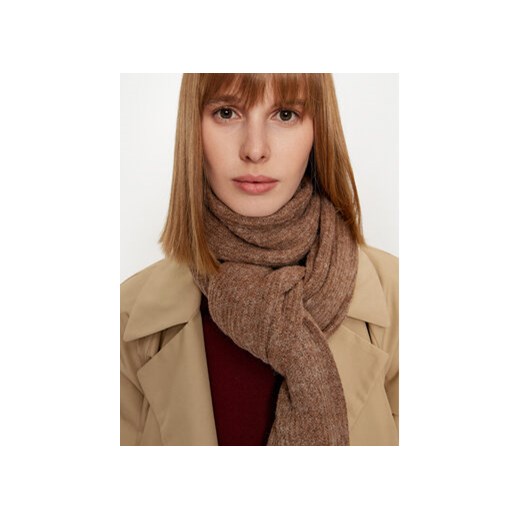 Vero Moda Szalik 10313639 Brązowy Vero Moda one size MODIVO