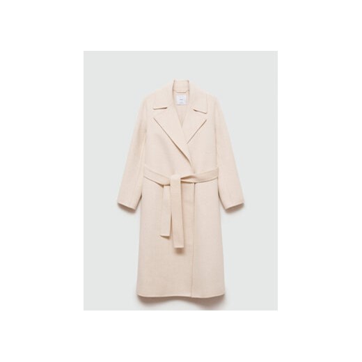 Mango Płaszcz wełniany Batin 77016723 Beżowy Oversize Mango XS MODIVO