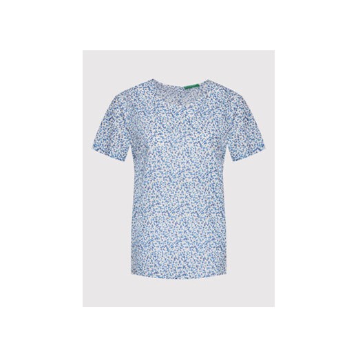 United Colors Of Benetton Bluzka 5OA95QBA4 Niebieski Regular Fit United Colors Of Benetton S MODIVO