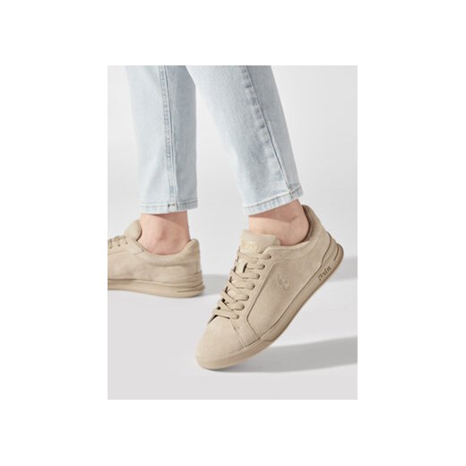 Polo Ralph Lauren Sneakersy Hrt Ct Ii 809877601001 Beżowy Polo Ralph Lauren 46 MODIVO