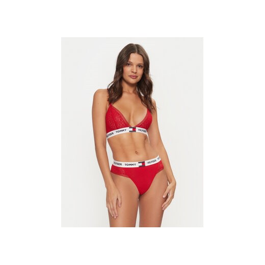 Tommy Hilfiger Stringi UW0UW05619 Czerwony Tommy Hilfiger L MODIVO