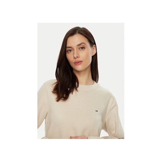 Tommy Jeans Bluza DW0DW19959 Beżowy Regular Fit Tommy Jeans XXS MODIVO