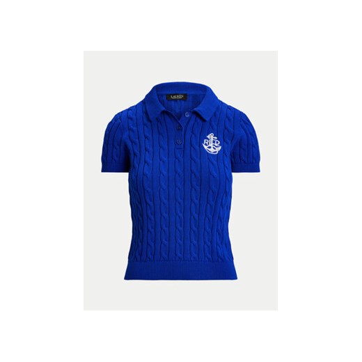LAUREN RALPH LAUREN Polo 200957581002 Niebieski Slim Fit XS MODIVO