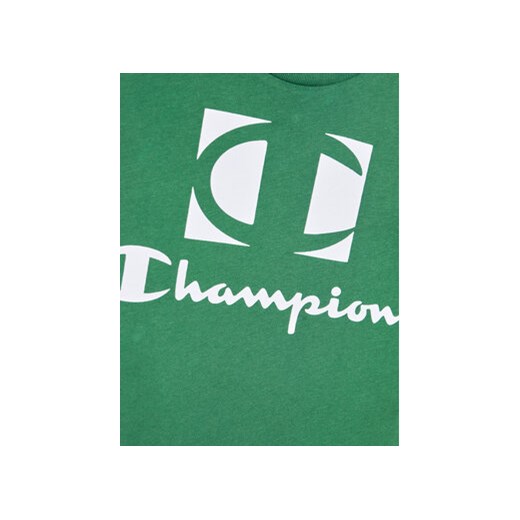 Champion T-Shirt 306326 Zielony Regular Fit Champion L MODIVO
