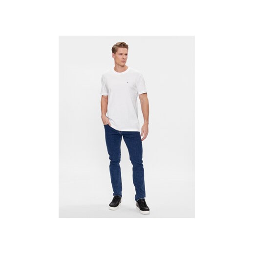 Calvin Klein Jeans T-Shirt J30J325268 Biały Regular Fit S MODIVO