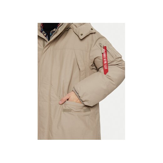 Alpha Industries Parka 148124 Brązowy Regular Fit Alpha Industries XL MODIVO
