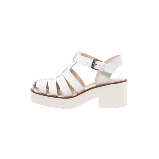 Windsor Smith LILY Sandały na platformie white zalando bezowy abstrakcyjne wzory
