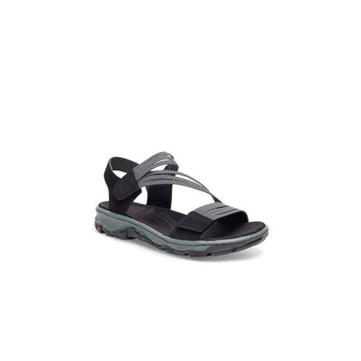 Rieker Sandały 68871-00 Czarny Rieker 36 MODIVO