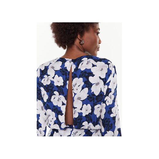 United Colors Of Benetton Sukienka codzienna 4YLBDV02V Granatowy Regular Fit United Colors Of Benetton S MODIVO