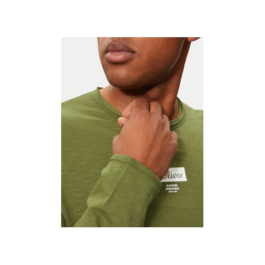 s.Oliver Longsleeve 2150055 Zielony Regular Fit XXL MODIVO