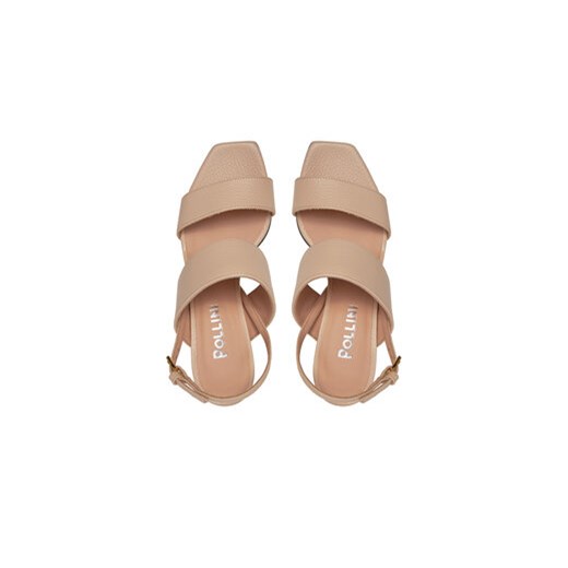 Pollini Sandały SA16106C0ITDP105 Beżowy 39 MODIVO