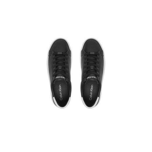 Calvin Klein Sneakersy Vulc Lace Up Lth HW0HW02214 Czarny Calvin Klein 37 MODIVO