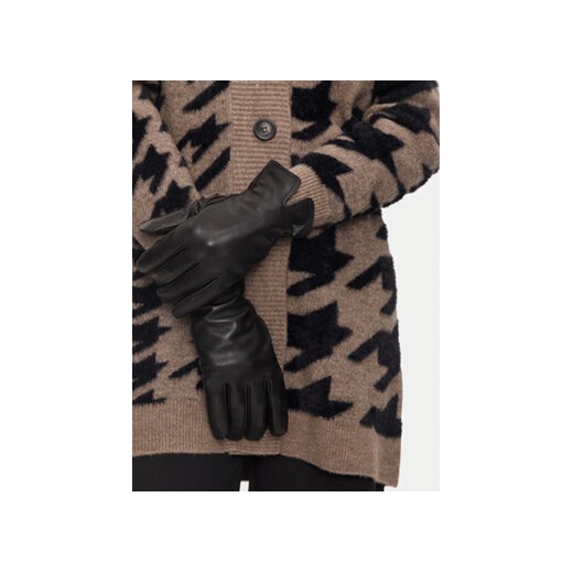 Guess Rękawiczki Damskie AM9449 LEA02 Czarny Guess L MODIVO
