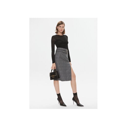 Pinko Spódnica midi Goldie 102296 A07P Szary Regular Fit Pinko 38 MODIVO