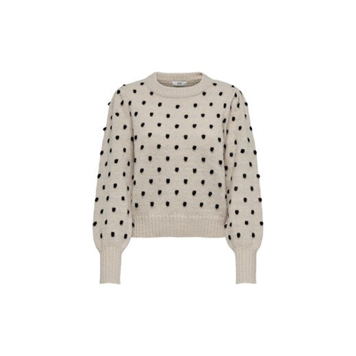 JDY Sweter 15304813 Écru Regular Fit Jdy S MODIVO