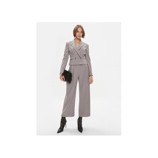 Marella Spodnie materiałowe Fante 2331360636200 Szary Relaxed Fit Marella 42 MODIVO