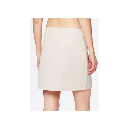 Moss Copenhagen Spódnica mini Cyrilla 17258 Écru Slim Fit Moss Copenhagen M MODIVO