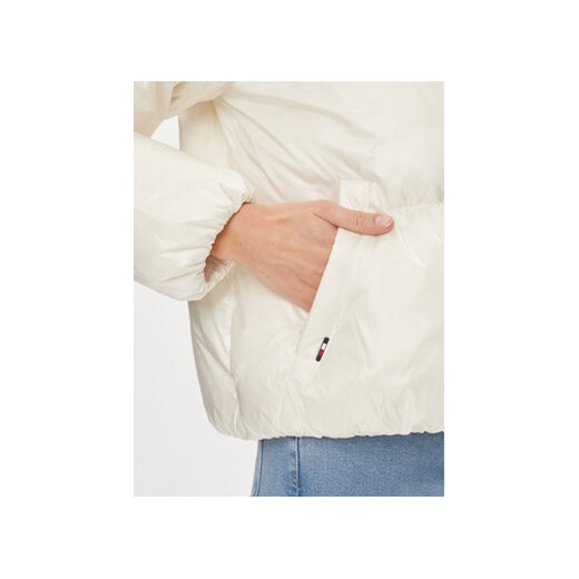Tommy Hilfiger Kurtka puchowa New York Gloss WW0WW40836 Écru Relaxed Fit Tommy Hilfiger L MODIVO
