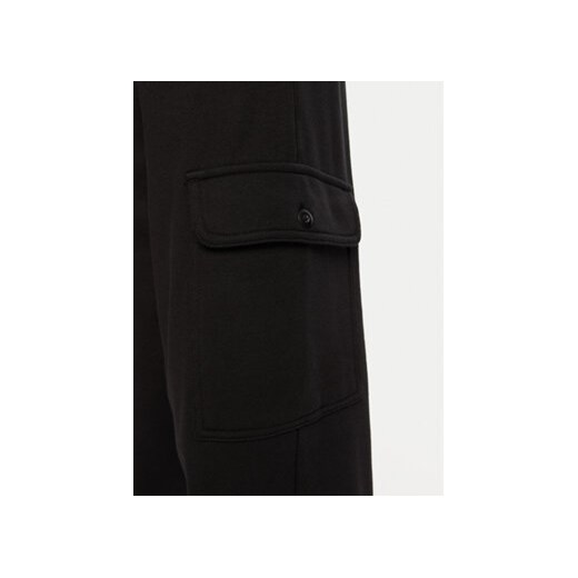 Vans Spodnie dresowe Frontside VN000HGP Czarny Loose Fit Vans S MODIVO
