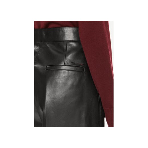 Calvin Klein Spodnie skórzane K20K207083 Czarny Straight Leg Calvin Klein 44 MODIVO