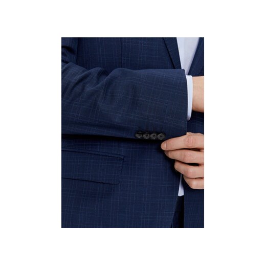 Boss Garnitur H-Huge 50509502 Granatowy Slim Fit 52 MODIVO