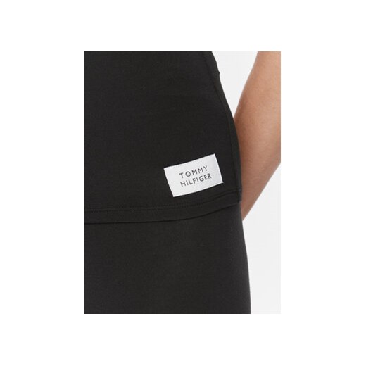 Tommy Hilfiger Piżama UW0UW04987 Czarny Slim Fit Tommy Hilfiger M MODIVO