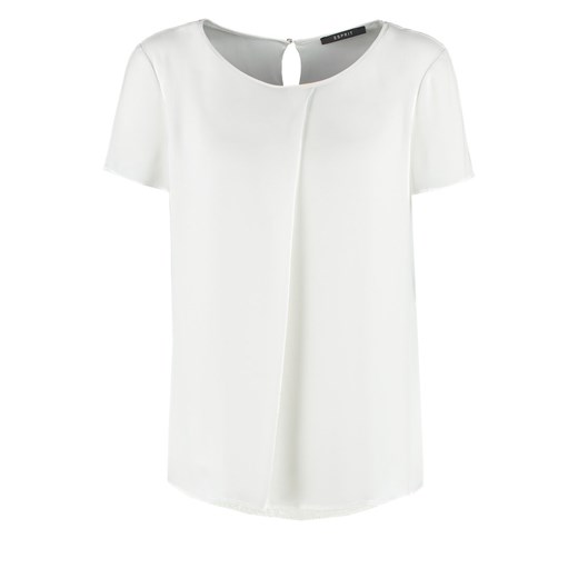 Esprit Collection Bluzka off white zalando bialy abstrakcyjne wzory