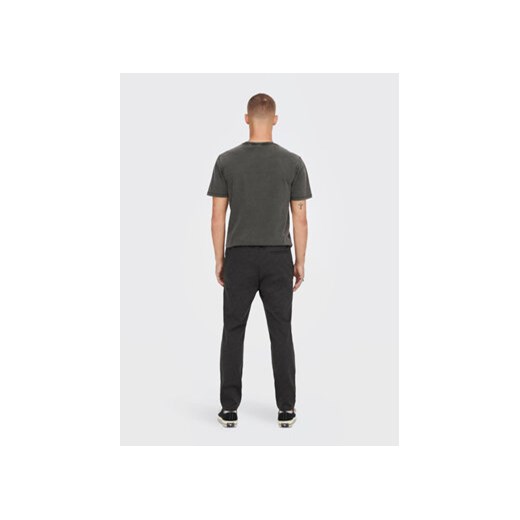 Only & Sons Spodnie materiałowe Linus 22023492 Czarny Relaxed Fit Only & Sons S MODIVO