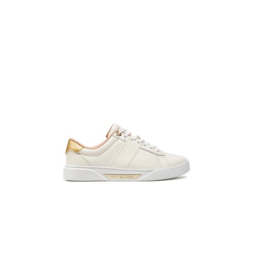 Tommy Hilfiger Sneakersy Chic Panel Court Sneaker FW0FW07998 Écru Tommy Hilfiger 39 MODIVO