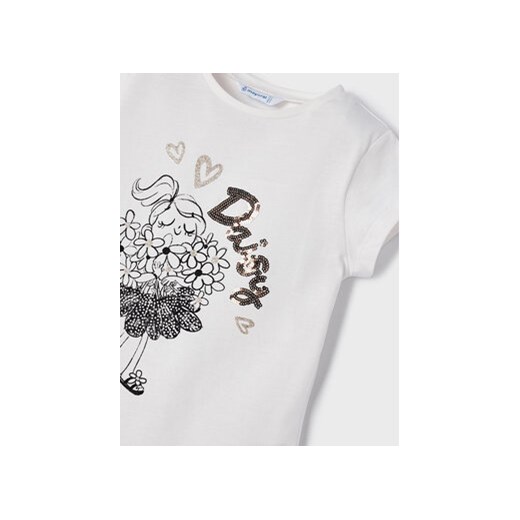 Mayoral Komplet t-shirt i legginsy 3787 Écru Mayoral 2Y MODIVO