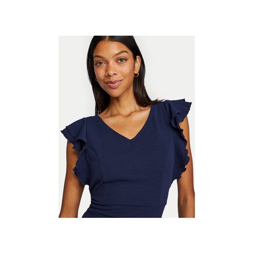Vila Sukienka koktajlowa Clara 14100344 Granatowy Slim Fit Vila M MODIVO