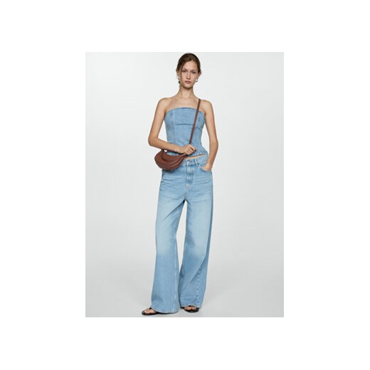 Mango Torebka Lago 77020328 Brązowy Mango one size MODIVO