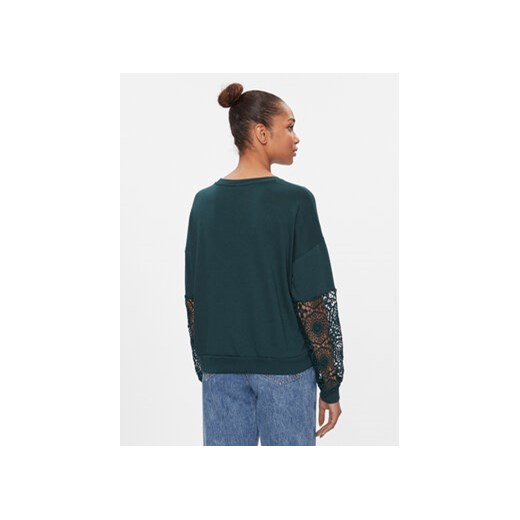 Vila Bluza 14089888 Zielony Relaxed Fit Vila L MODIVO