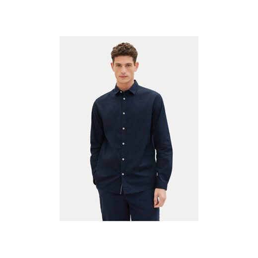 Tom Tailor Koszula 1037435 Granatowy Regular Fit Tom Tailor S MODIVO