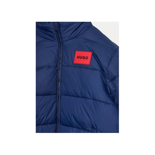Hugo Kurtka puchowa G00198 D Niebieski Regular Fit 16Y MODIVO