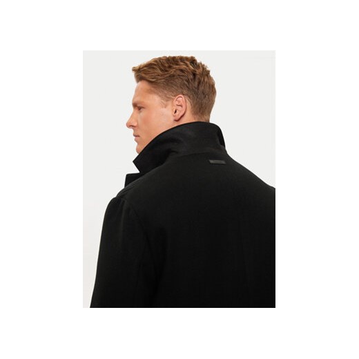 Calvin Klein Płaszcz wełniany K10K113270 Czarny Regular Fit Calvin Klein XL MODIVO