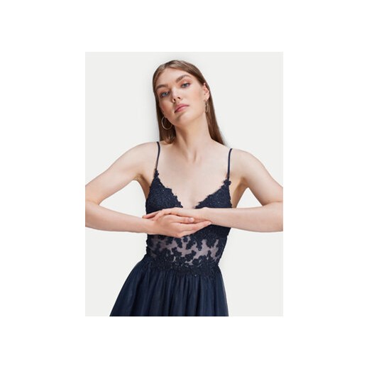 Swing Sukienka koktajlowa 5AH014HK Granatowy Slim Fit Hey Kyla 40 MODIVO