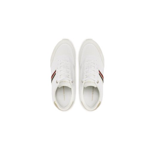 Tommy Hilfiger Sneakersy Essential Runner FW0FW07163 Biały Tommy Hilfiger 36 MODIVO