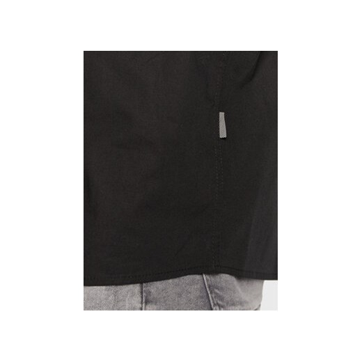 Solid Koszula 21103247 Czarny Slim Fit Solid XL MODIVO