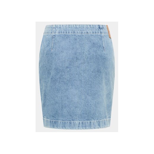 Mustang Spódnica jeansowa Lucile 1014803 Niebieski Regular Fit Mustang 27 MODIVO