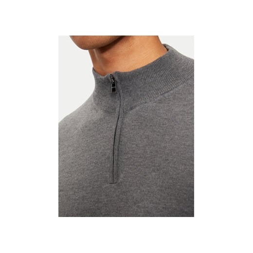 Boss Sweter Ebenji 50528300 Szary Regular Fit XXL MODIVO