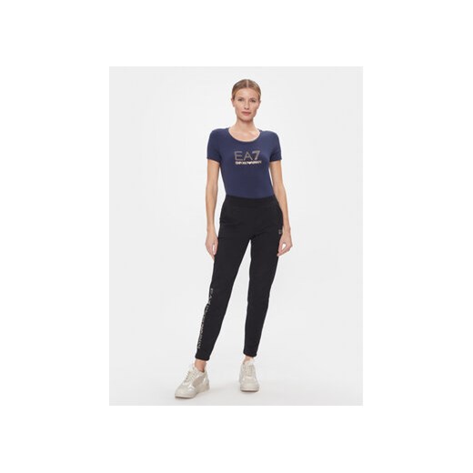 EA7 Emporio Armani T-Shirt 8NTT67 TJDQZ 1554 Granatowy Skinny Fit M MODIVO